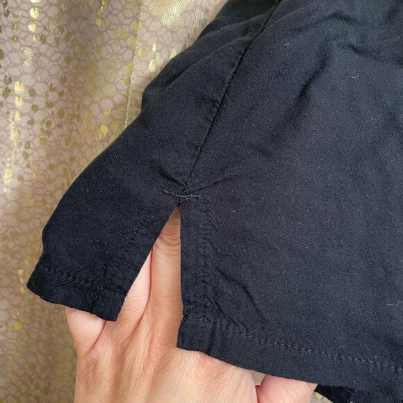 Abercrombie & Fitch Women’s Small Black Pull on Drawstring Ruched Shorts Stretch - Picture 3 of 6